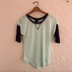 NWOT Rue 21 baseball style loose oversized tee